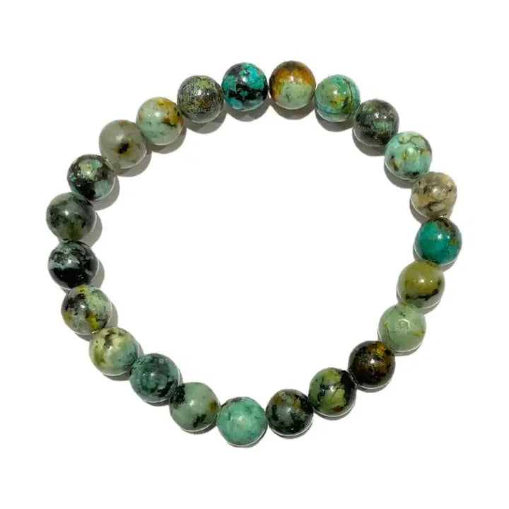 African Turquoise Bracelet For Children in 6mm for aid in communication