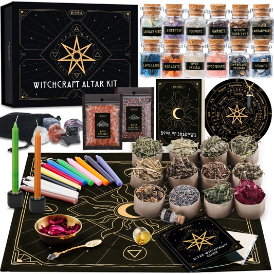 Beginning Altar Witchcraft Kit 77 Pcs