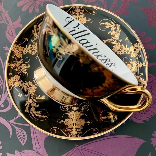 Lucretia Cup and Saucer, Villianess by Miss Havishham Curiosities