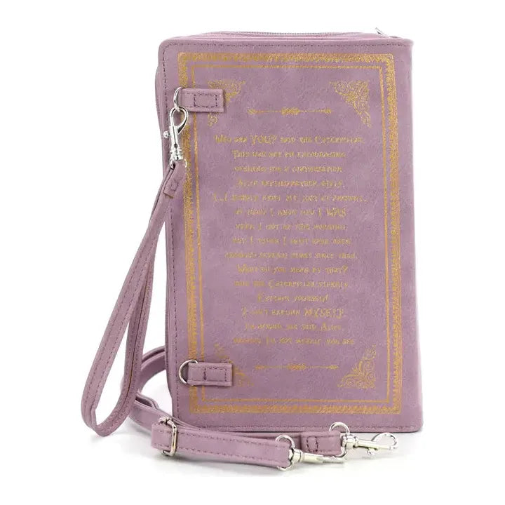 Alice in Wonderland Book Clutch Bag