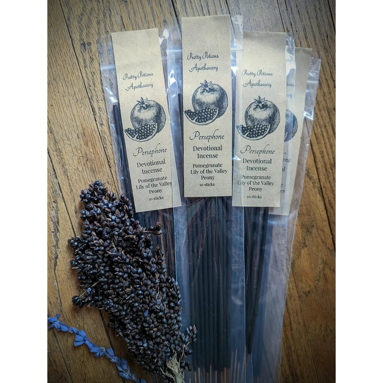 Persephone Devotional Incense by Pretty Potion Apothecary