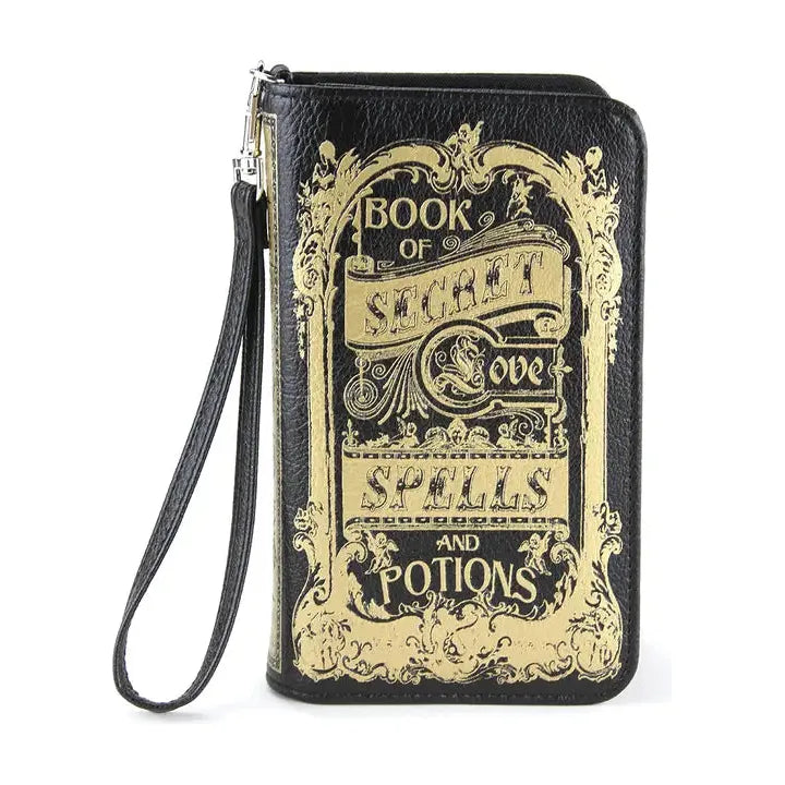 Book of Secrets Wallet Wristlet