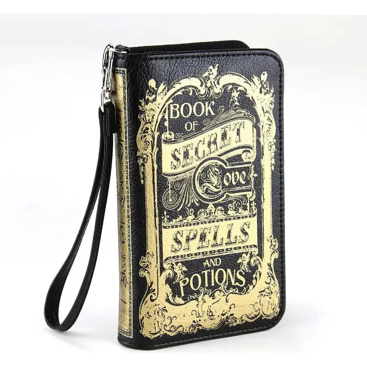 Book of Secrets Wallet Wristlet