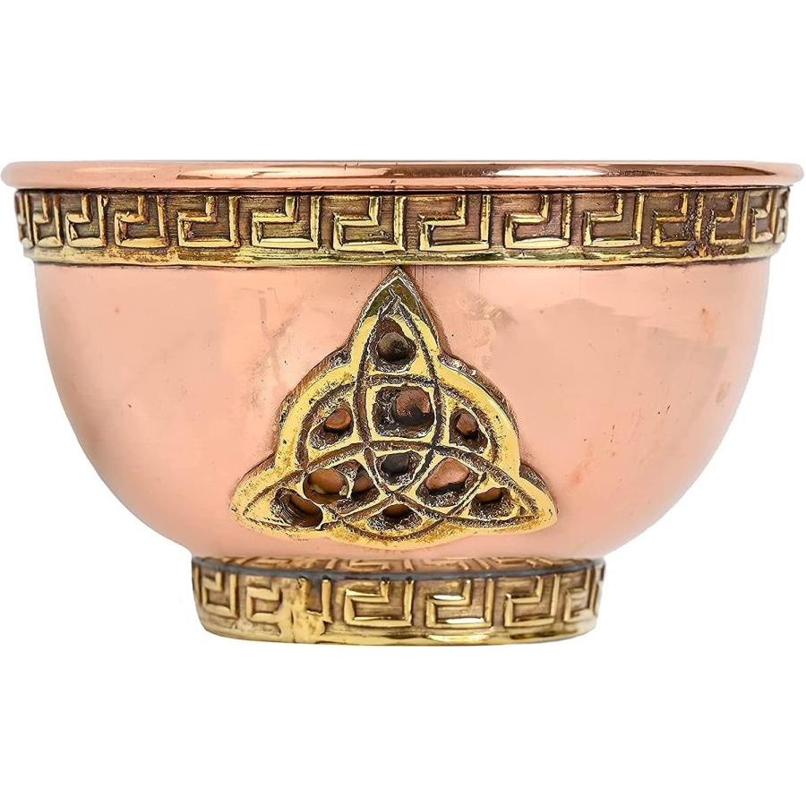 Triquetra Copper Offering Bowl 3"D