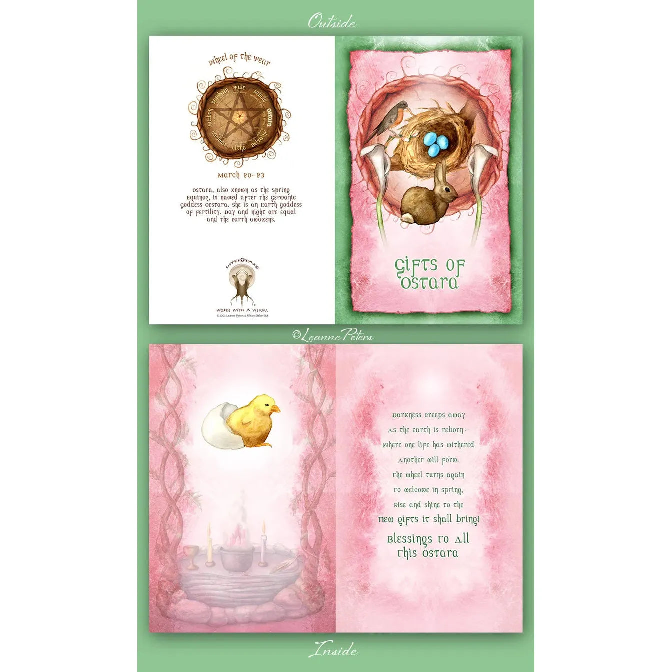 Ostara Cards Spring Equinox Sabbat Card