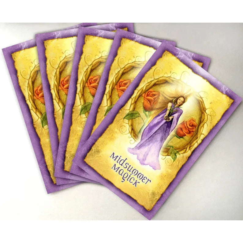 Litha Midsummer Sabbat Card