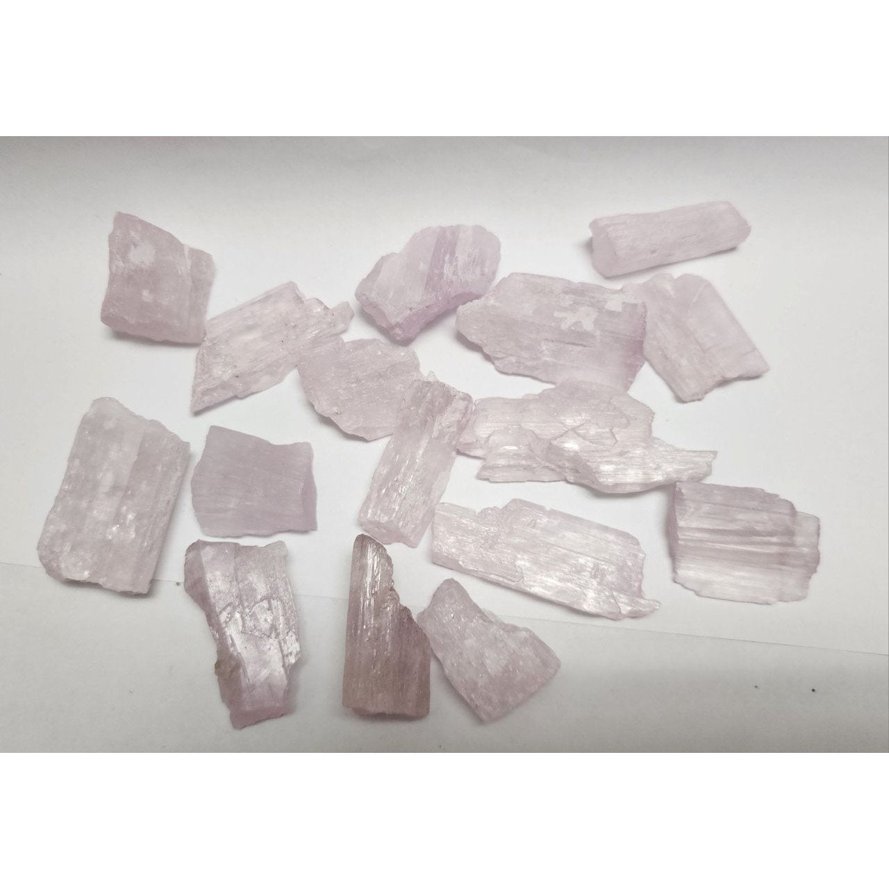 Large Rough Kunzite Pieces for love and joy!