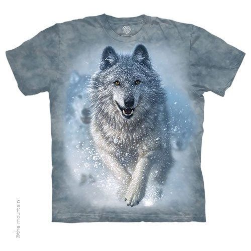 Snow Plow Wolf Tee Shirt Child Size