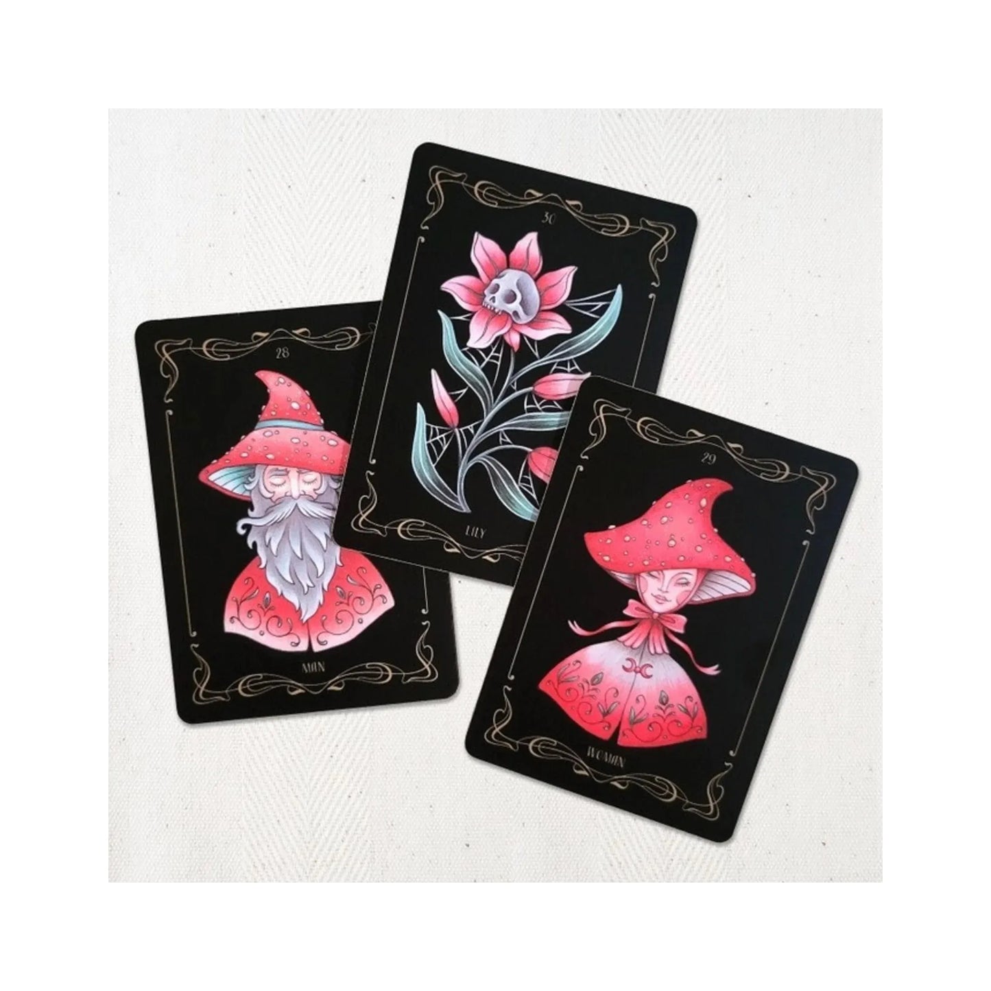 Nocturnal Garden Lenormand - Art Nouveau Divination Deck