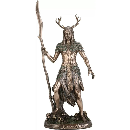 Cernunnos The Celtic Antlered God of The Wild 10 5/8 Inch