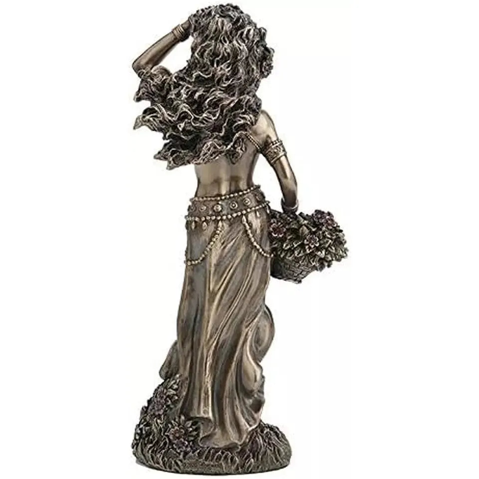 Aja Santeria Orisha of Forest and Herbs Cold Cast Resin Bronze Finish 8 5/8"