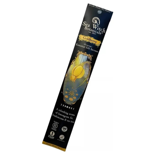 SeaWitch (Sea Witch) Botanicals Goldberry Premium Incense, Natural