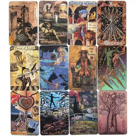 The Artist's Inner Vision Card Tarot Deck and Book Set Self Published