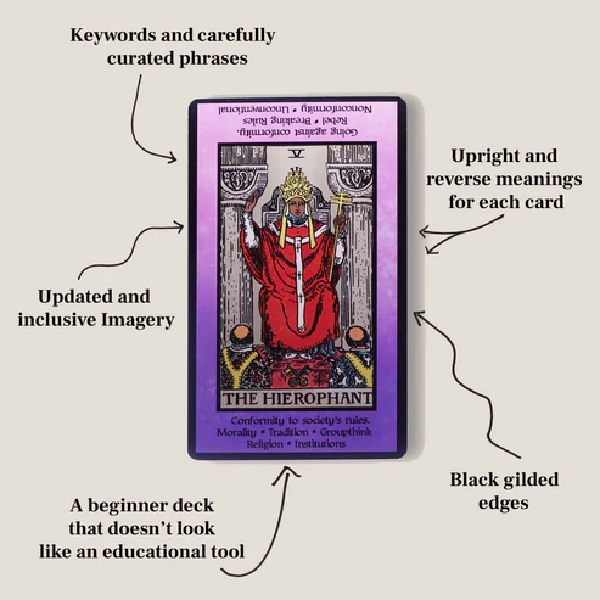 The Spelled Out Tarot Deck-The Best Tarot Deck for Beginner Tarot Readers