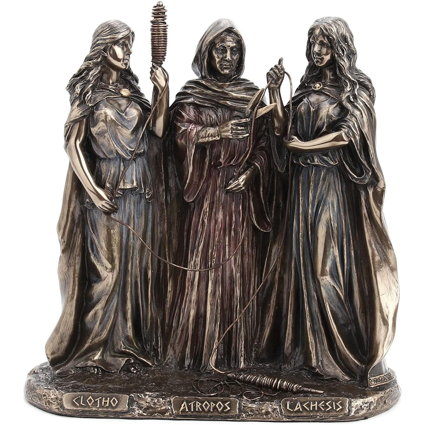 Three Fates Triple Goddess Mother Maiden Crone Statue