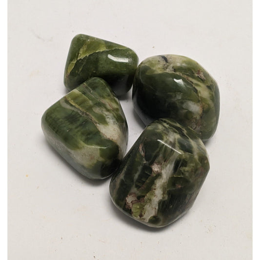 Tremolite tumbled and polished for Calmness and Balancing Chaotic Energy