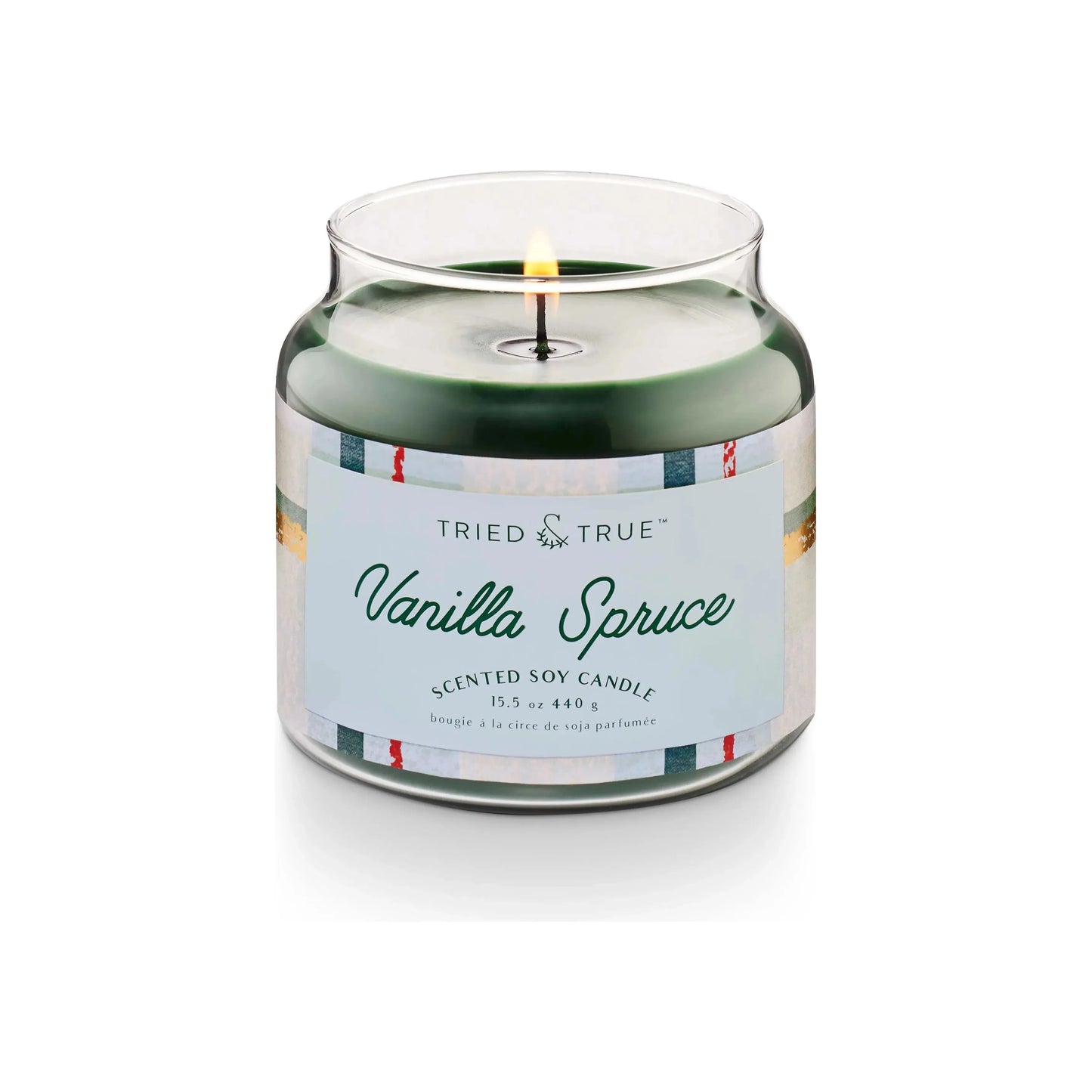 Illume Tried & True Scented Jar Candle Vanilla Spruce Winter Scent