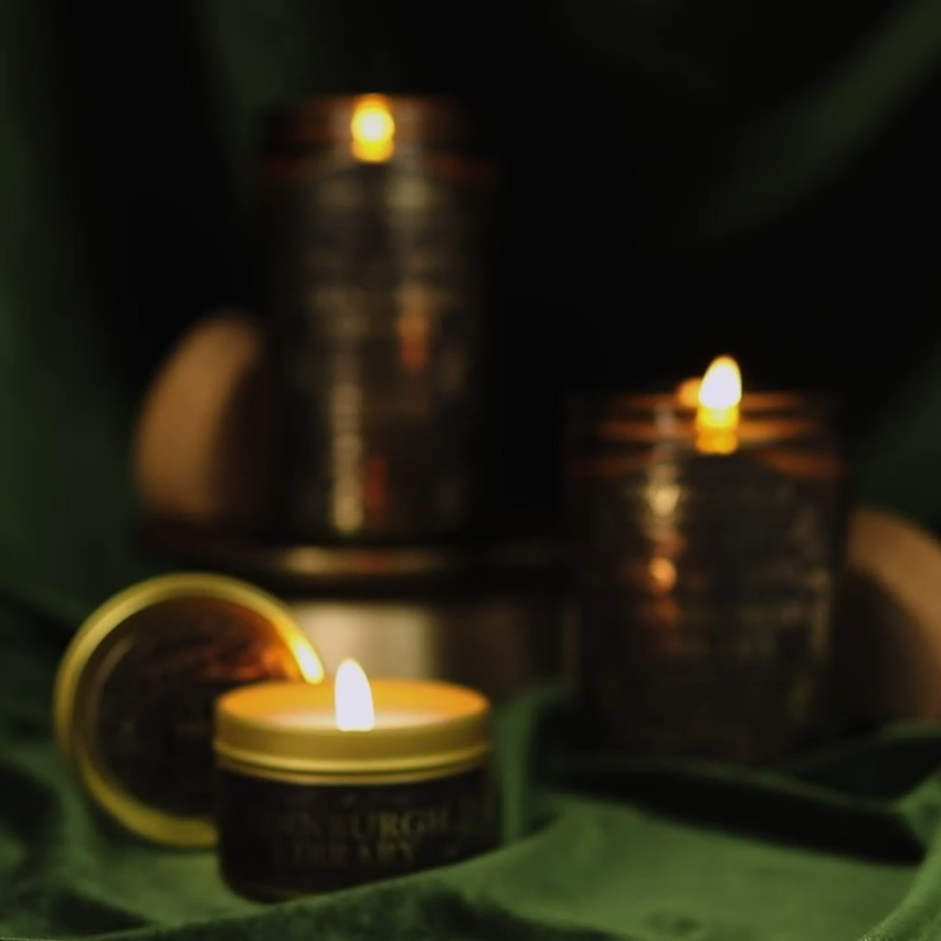 Edinburgh Library Gorgeous Candle by Phantom Row