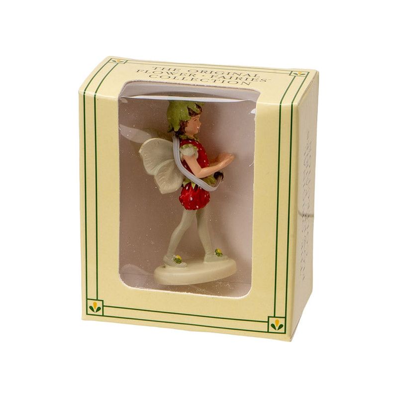 Strawberry Mini Flower Fairy Figurine by Cicely Mary Barker