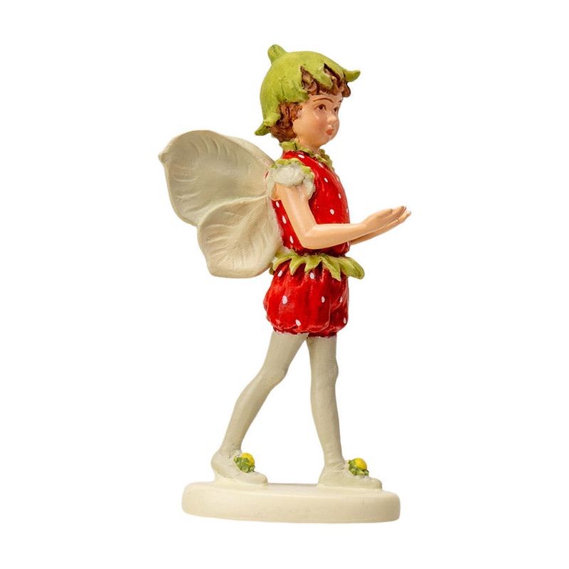 Strawberry Mini Flower Fairy Figurine by Cicely Mary Barker