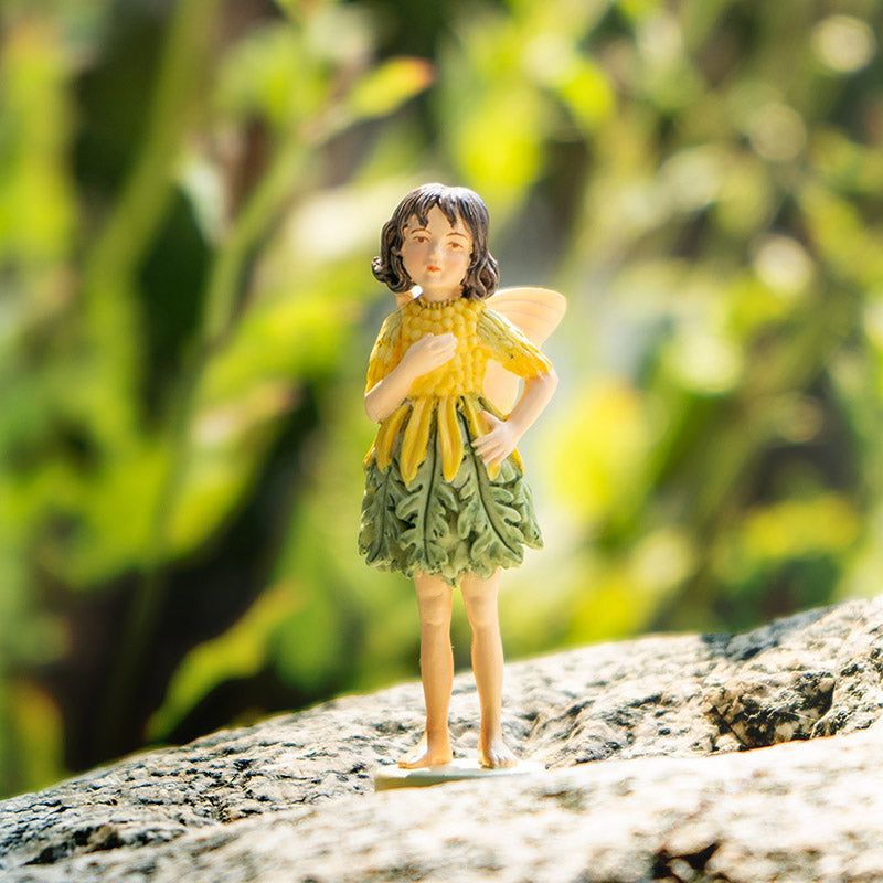 Ragwort Mini Flower Fairy Figurine by Cicely Mary Barker