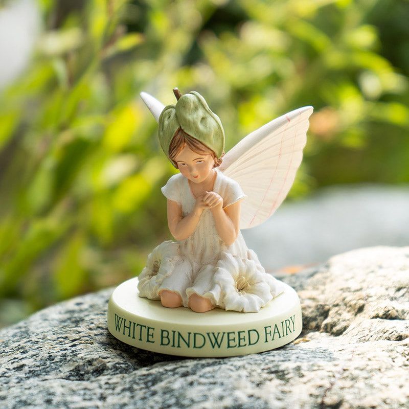 White Bindweed Flower Fairy Figurine by Cicely Mary Barker