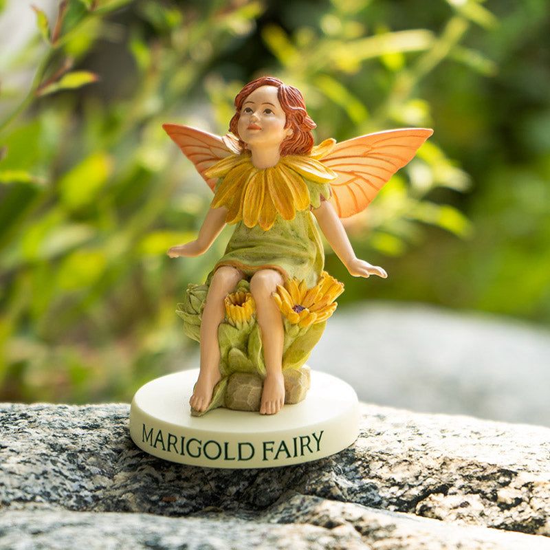 Marigold Flower Fairy Figurine by Cicely Mary Barker