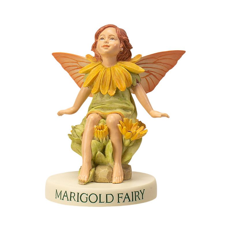 Marigold Flower Fairy Figurine by Cicely Mary Barker