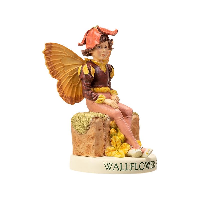 Wallflower Flower Fairy Figurine by Cicely Mary Barker