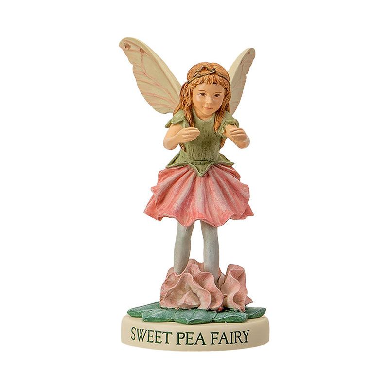 Sweet Pea Flower Fairy Figurine by Cicely Mary Barker